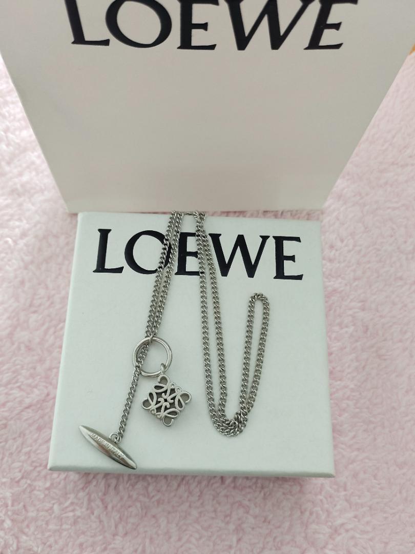 ロエベ/LOEWE シルバー ネックレス