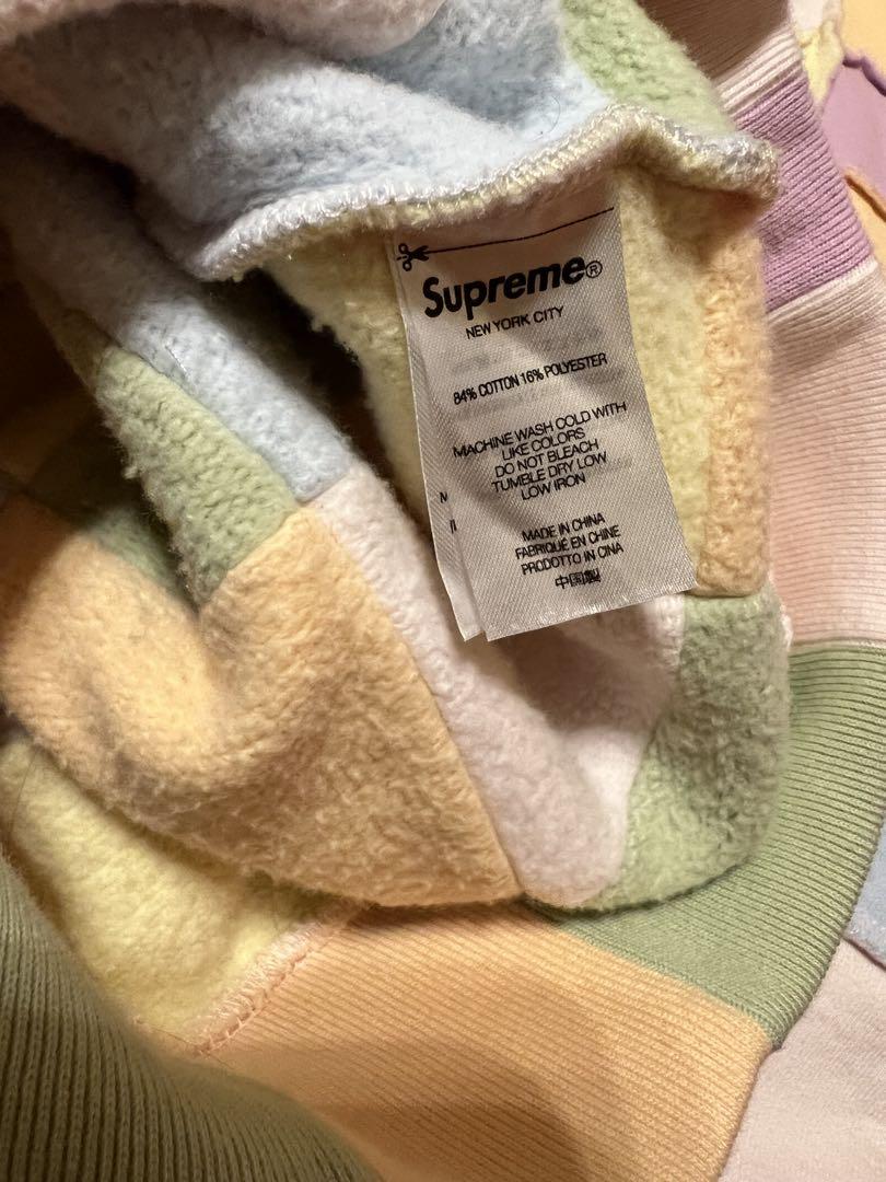 シュプリーム supremeパッチワークパーカー