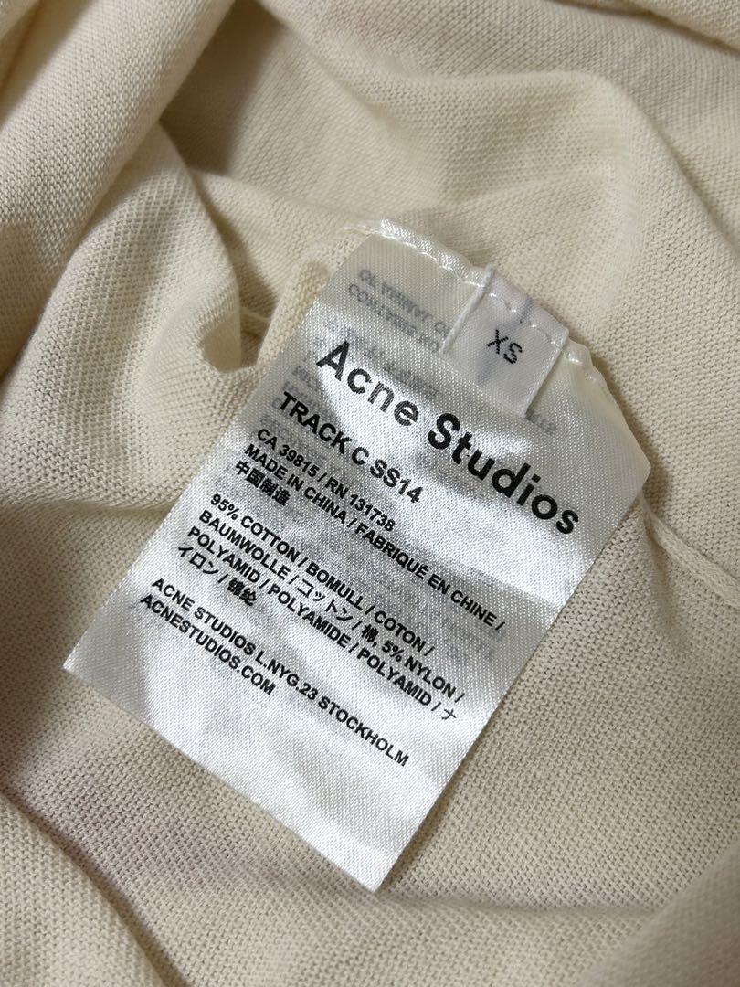 人気商品の Acne Studios シアーコットンラインカーディガン トップス
