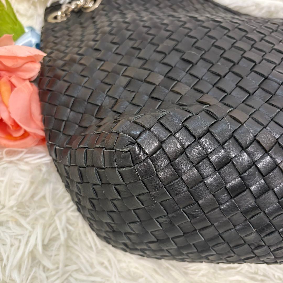 イタリア製 ディクラッセ 大容量 レザー イントレチャート ショルダーバッグ イタリア製 ディクラッセ 大容量 レザー イントレチャート ショルダーバッグ