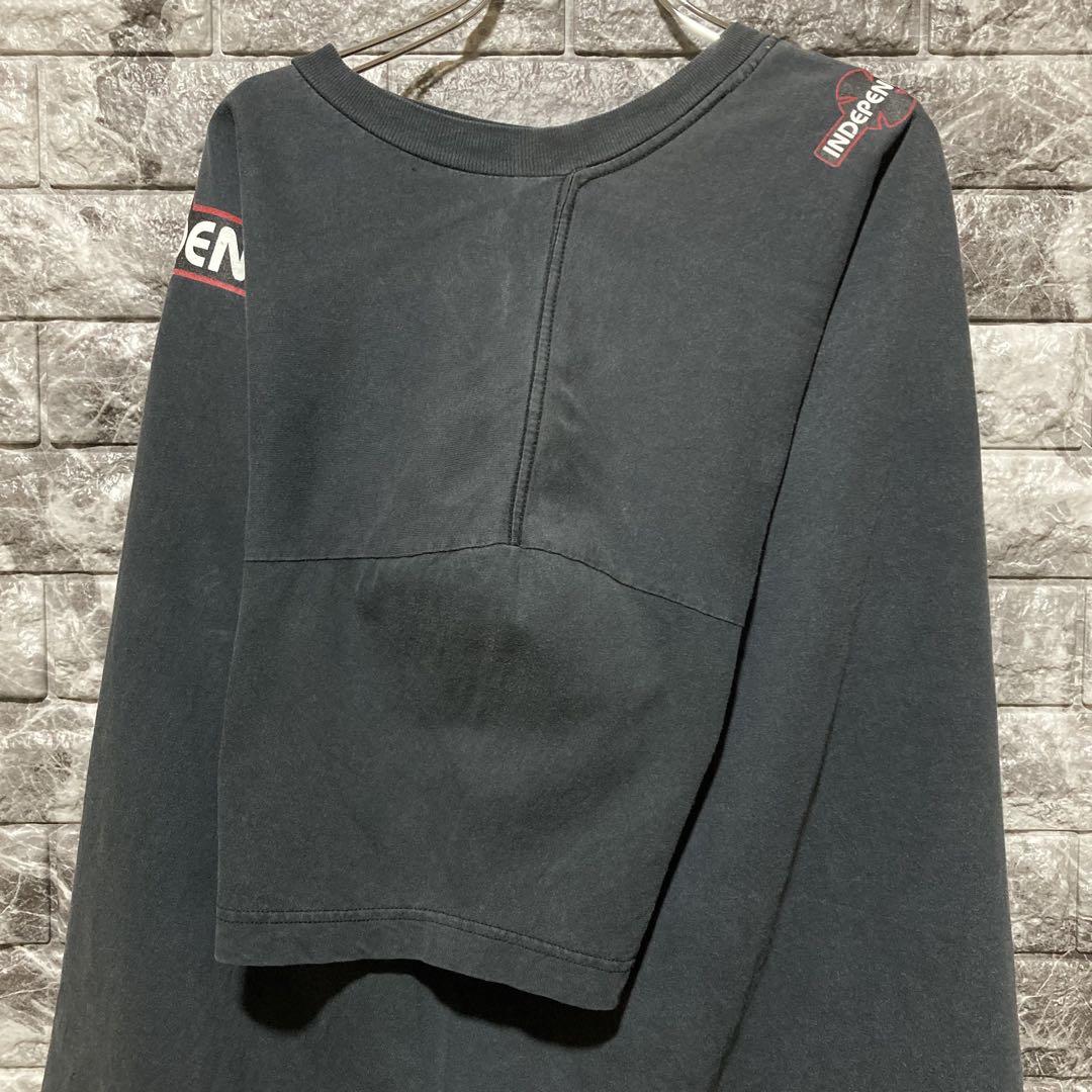 INDEPENDENT Tシャツ USA製 XL インディペンデント 超フェード