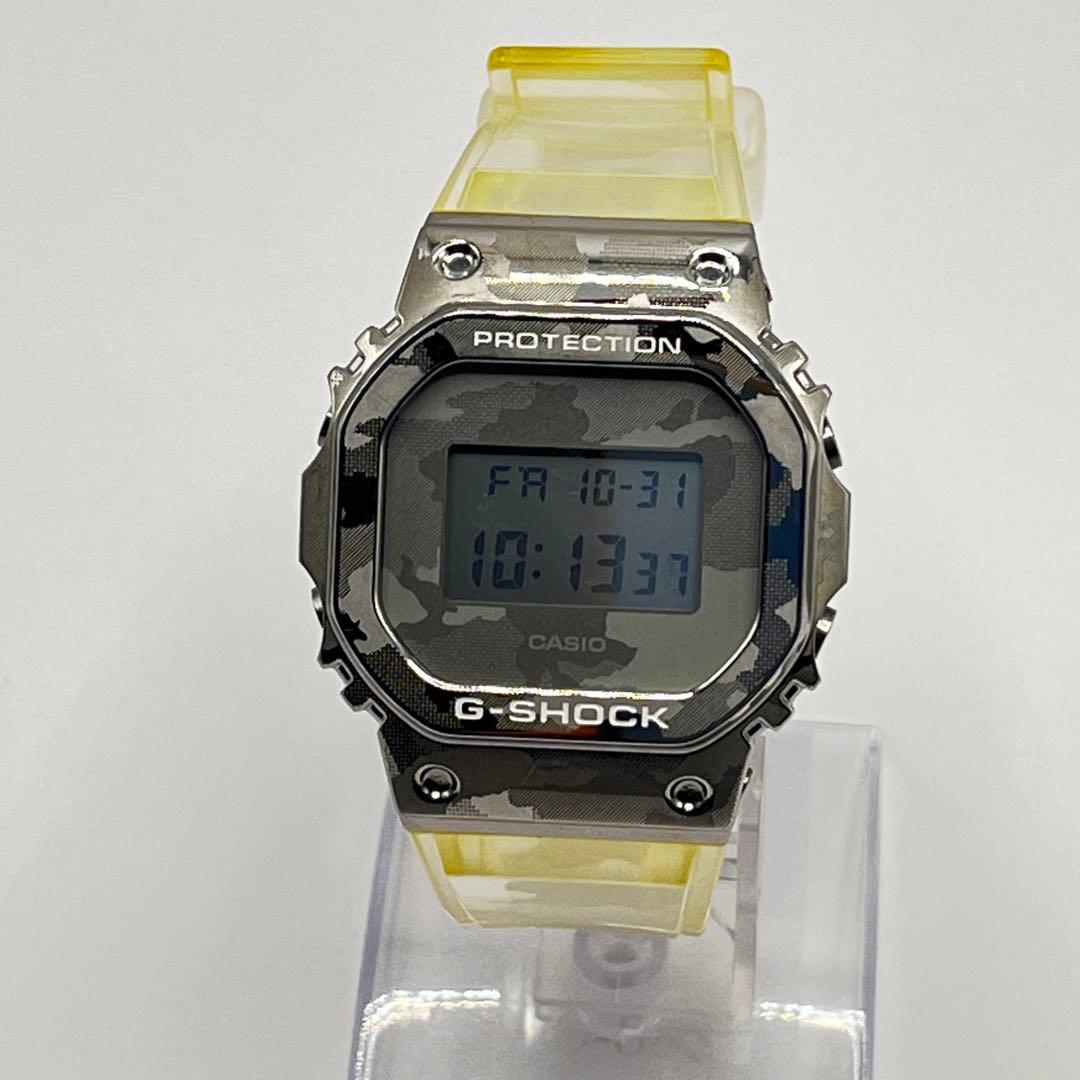 美品 G-SHOCK スケルトンカモフラージュ GM-5600SCM-1JF 美品 G-SHOCK スケルトンカモフラージュ GM-5600SCM-1JF