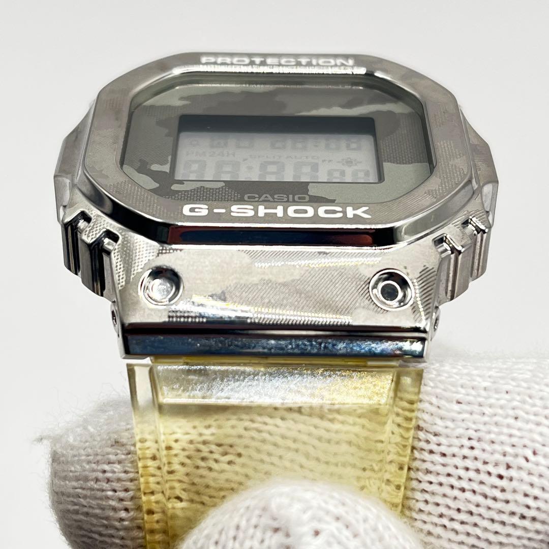 美品 G-SHOCK スケルトンカモフラージュ GM-5600SCM-1JF 美品 G-SHOCK スケルトンカモフラージュ GM-5600SCM-1JF