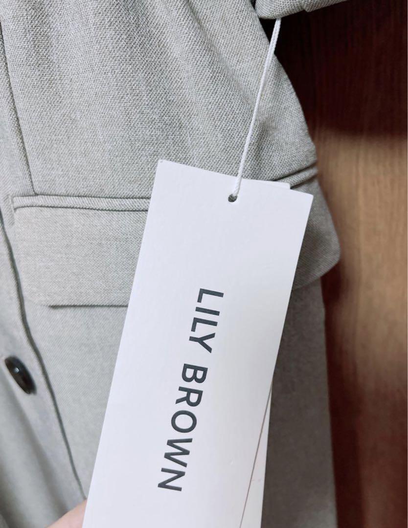Lily Brown新品未使用 宮脇咲良 ダブルブレストミニワンピースsize0
