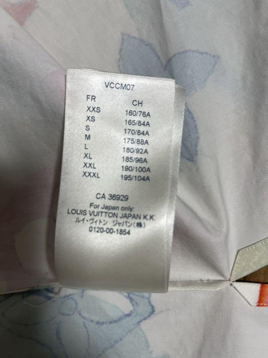 ・サイズ 国内完売品 ルイヴィトン マルチカラーウォーターカラーシャツ 9t2SF-m83113668264 2021SS ⑪センチ