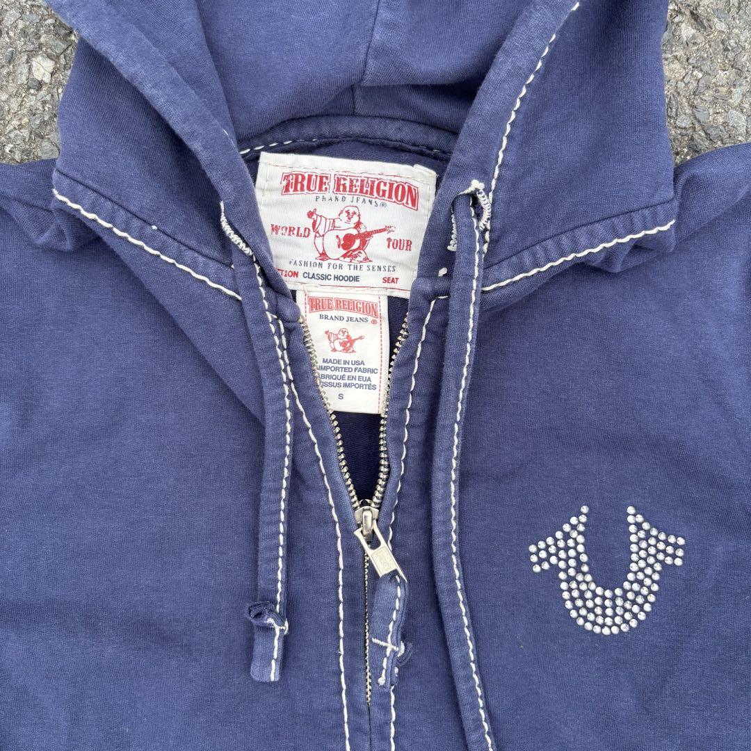TRUE RELIGION ジップパーカー 平成 y2k ギャル TRUE RELIGION ジップパーカー 平成 y2k ギャル - メルカリ