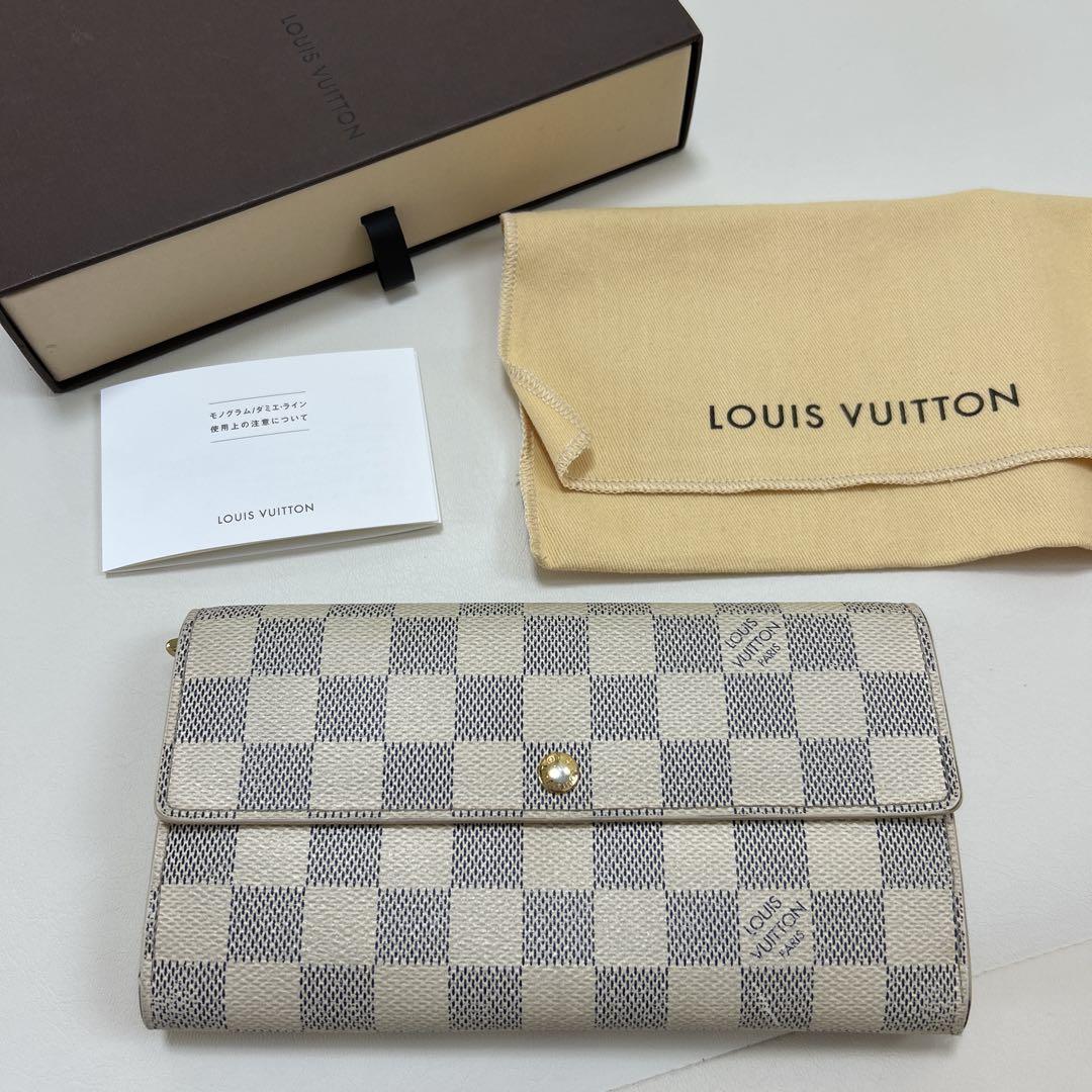 LOUIS VUITTON ダミエ・アズール 長財布