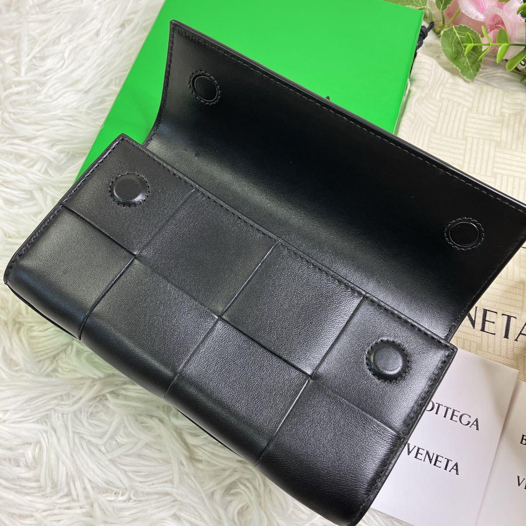 新作☆【Bottega Veneta】カセット」フラップウォレット フォンデンテカセット ラージ フラップウォレット| Bottega