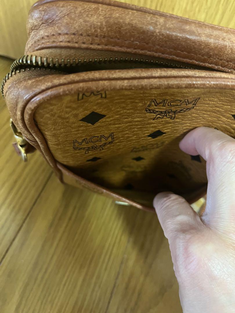 MCM エムシーエム 本革 レザー スクエア型 ミニ ショルダーバッグ 画像13