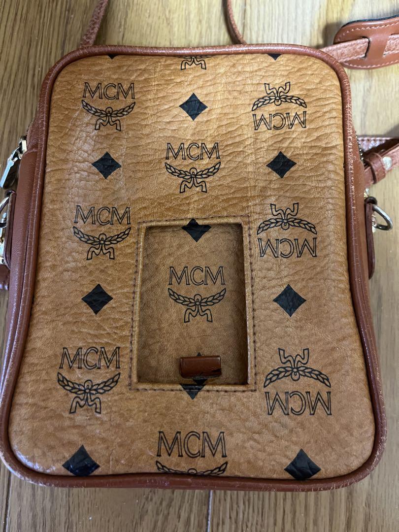 MCM エムシーエム 本革 レザー スクエア型 ミニ ショルダーバッグ 画像4