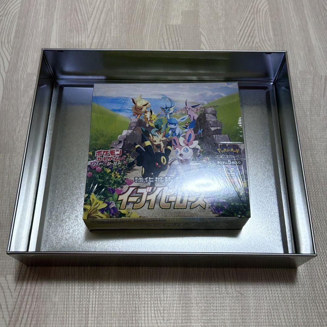 ポケモン - ポケモンカードゲーム　イーブイヒーローズ　未開封1BOX シュリンク付き ポケモンカードゲーム 即日配送 新品未開封 イーブイヒーローズ
