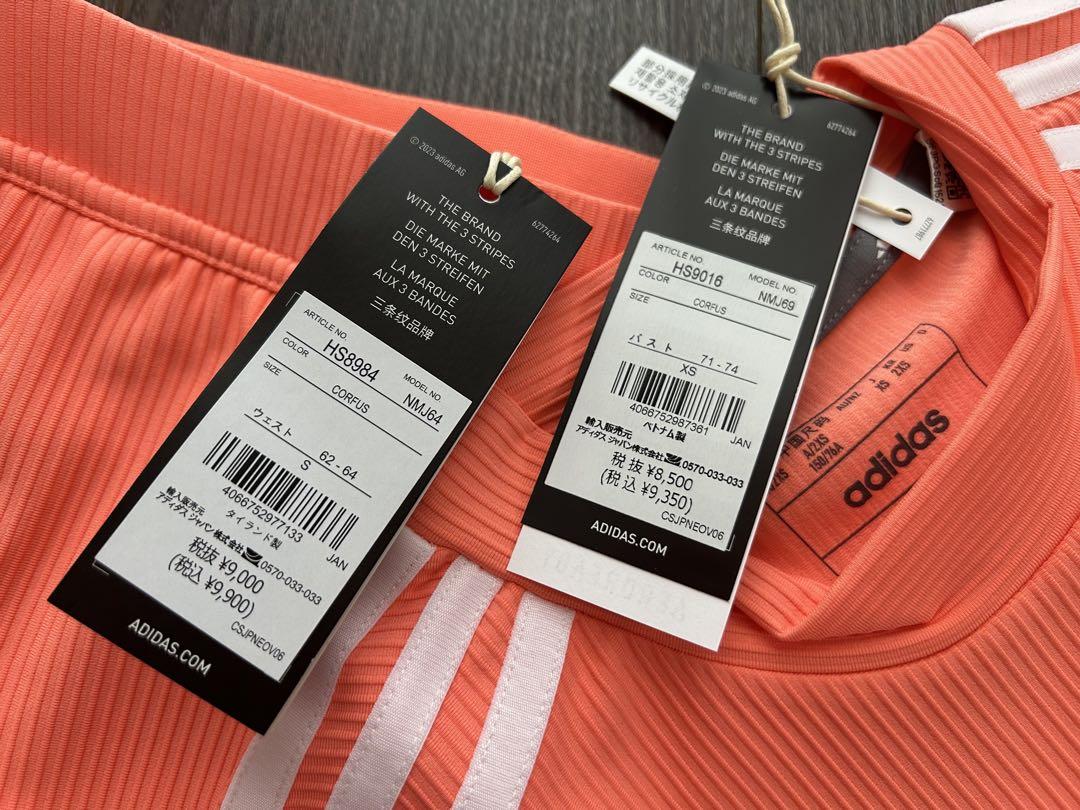 新品 上下サイズ違い レディース 上下セット adidas golf XSとS