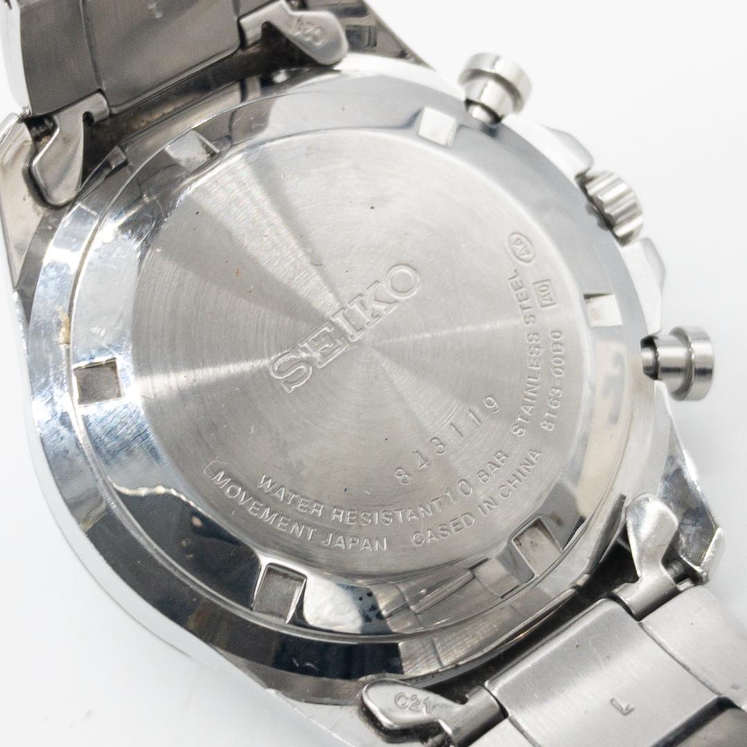 【稼働品】SEIKO 腕時計 クロノグラフ BT63-00D0