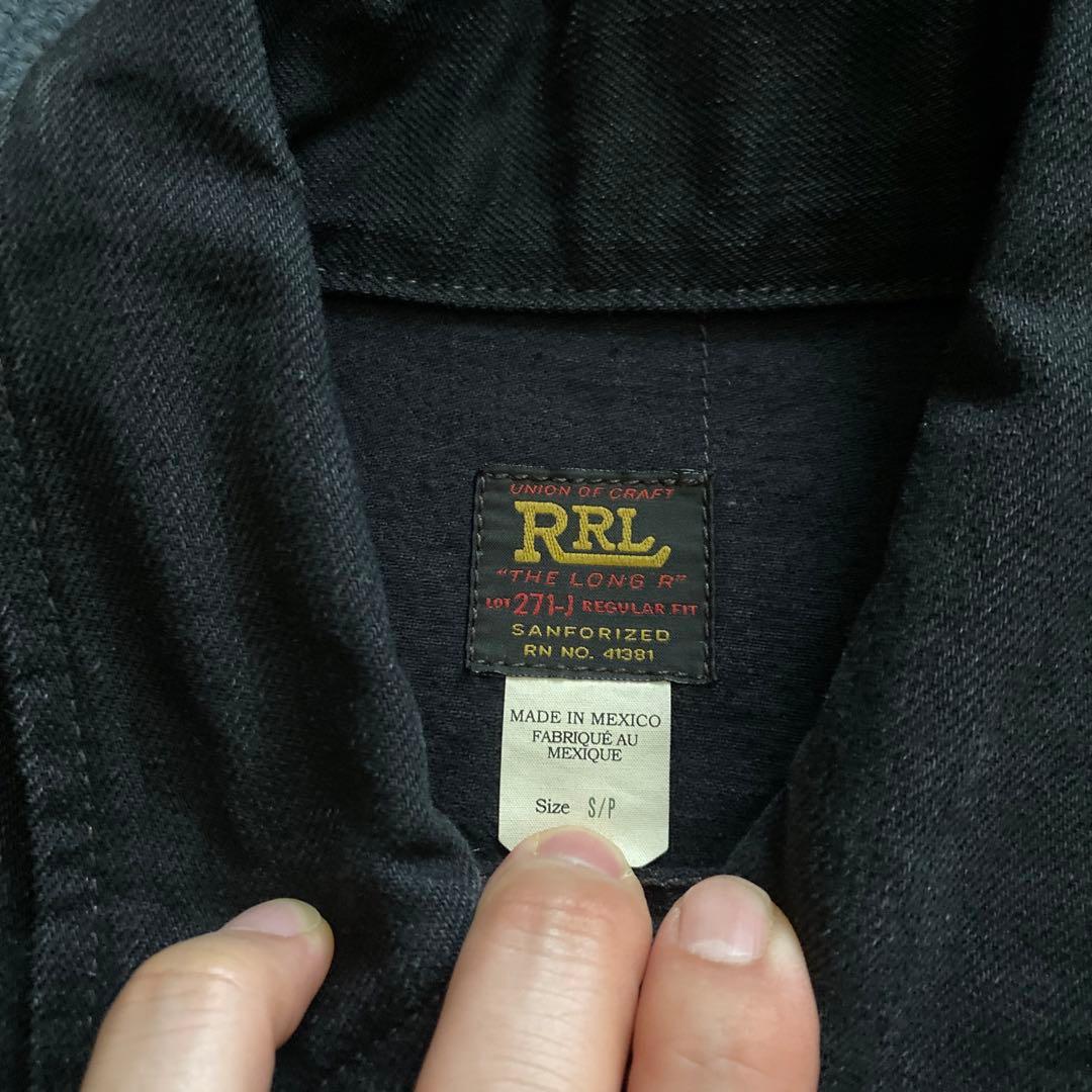 RRL ブラックデニムジャケット RRL ブラックデニムジャケット