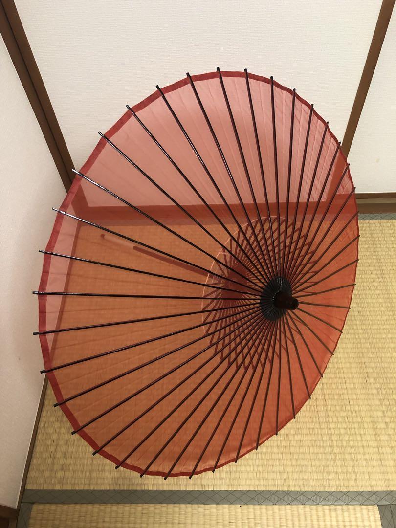新品、未使用」貴重 和傘 継柄 踊り傘 絹傘（和傘 日本舞踊