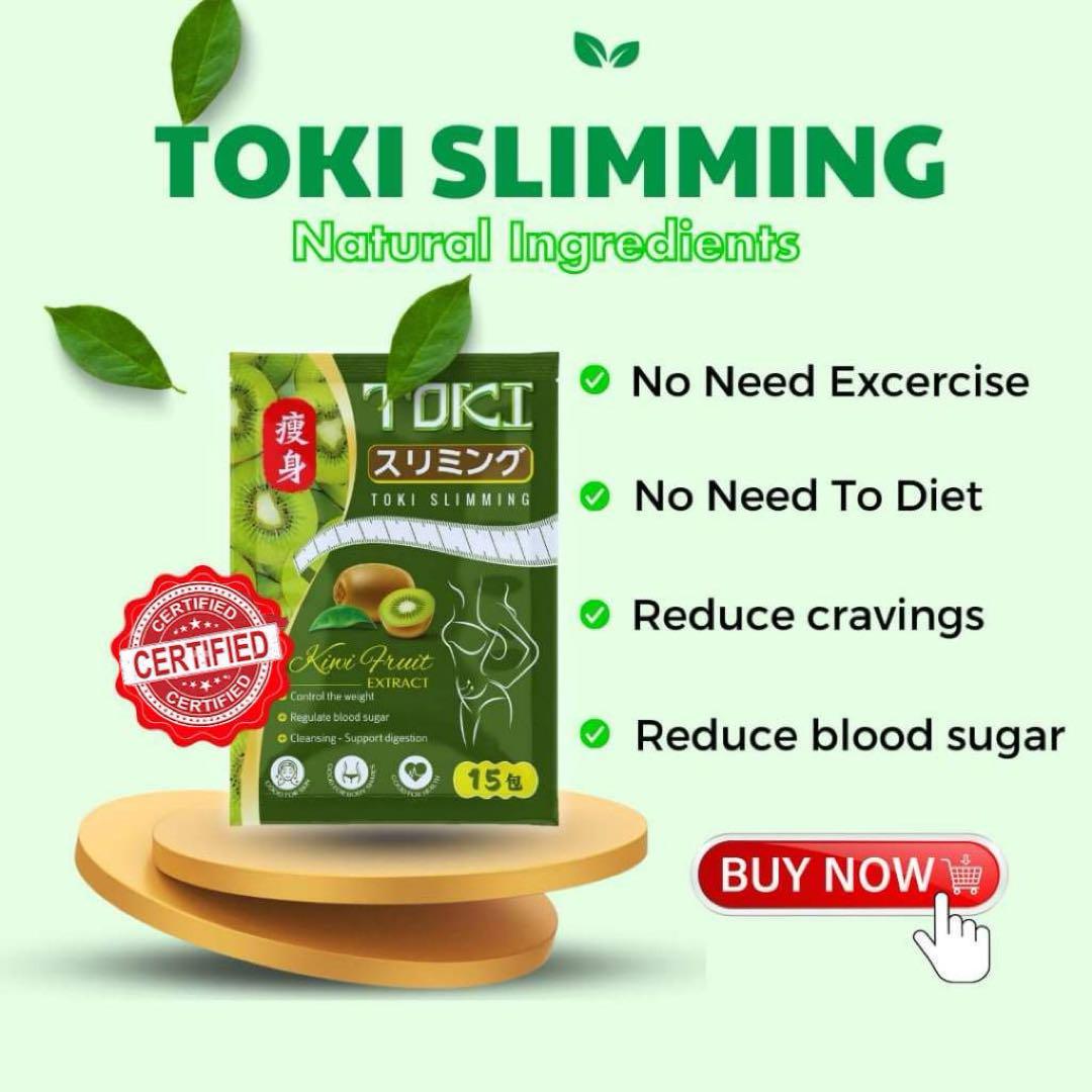 4袋)Toki Slimming ダイエットサプリ (15個入り) 景品付き。