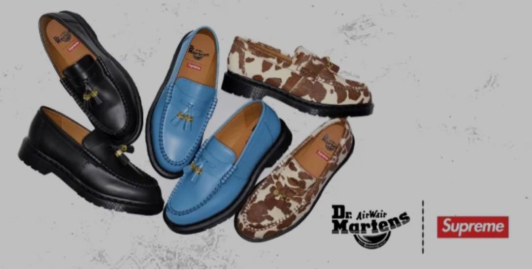 supremeDr. Martens ローファー タッセル付き - メルカリ