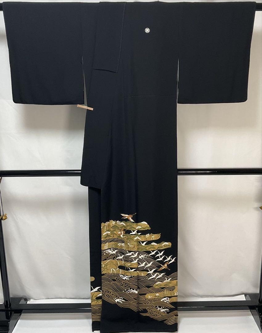 専用 着物 単品 訪問着t1111 白緑色牡丹藤桜(トールサイズ) | 着物レンタルの
