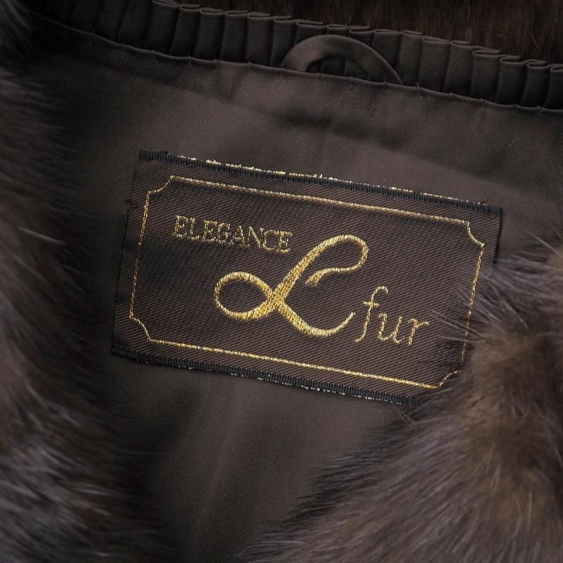 ELEGANCE FUR エレガンス MINK ミンク 毛皮 ハーフ コート