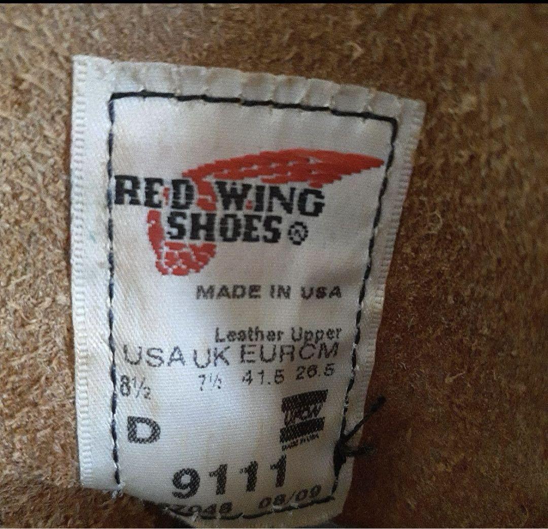REDWING レッドウィング 9111 Made in U.S.A 廃盤モデル