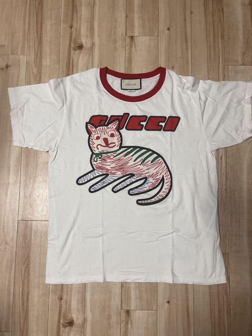 GUCCI グッチ tシャツ リンガーtシャツ ダメージ加工