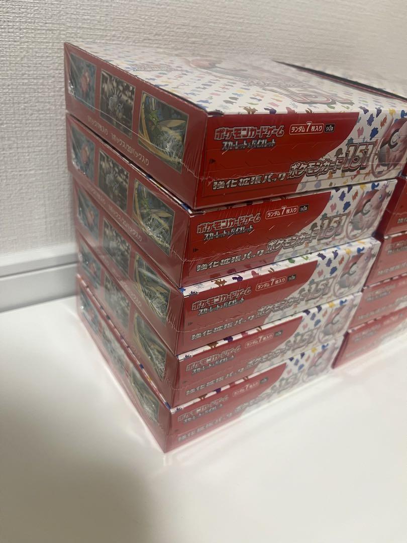 ポケモンカード 151  新品未開封 シュリンク付き 10box