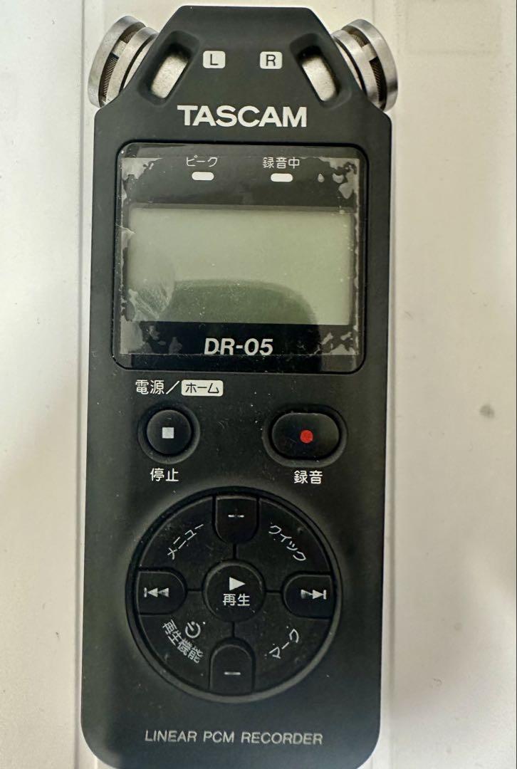 【動作確認済み】TASCAM DR-05 VER3 リニアPCMレコーダー