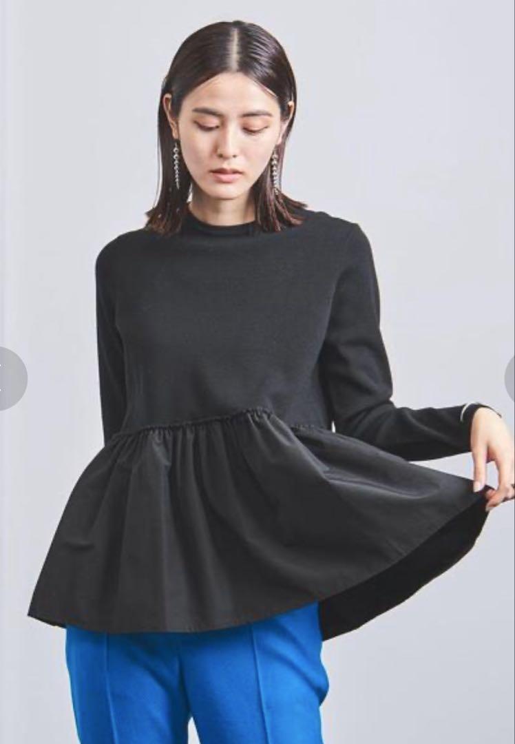 ペプラム コンビ ニット UNITED ARROWS ユナイテッドアローズ