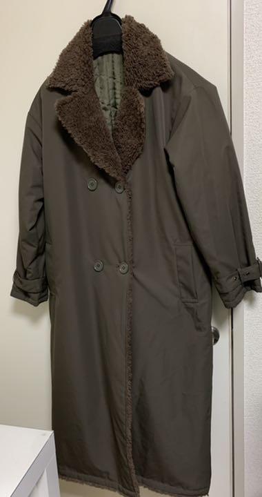 rem closet】リバーシブルボアロングコート