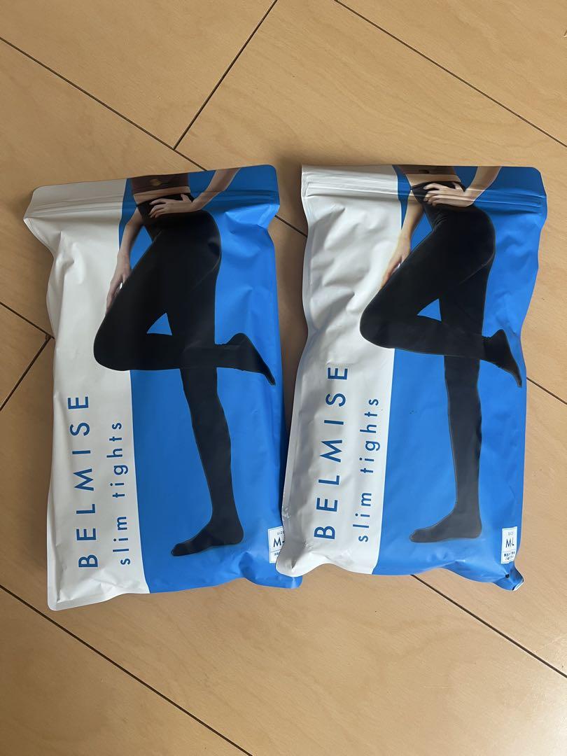BELMISE スリムタイツ×2