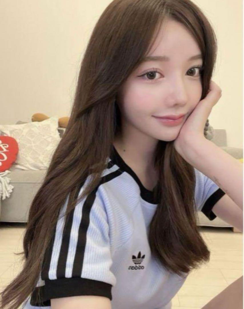 adidas Originals ワッフル Tシャツ 半袖 水色 L 新品 Lsize アディダスオリジナルス 半袖 ワッフル Tシャツ 水色