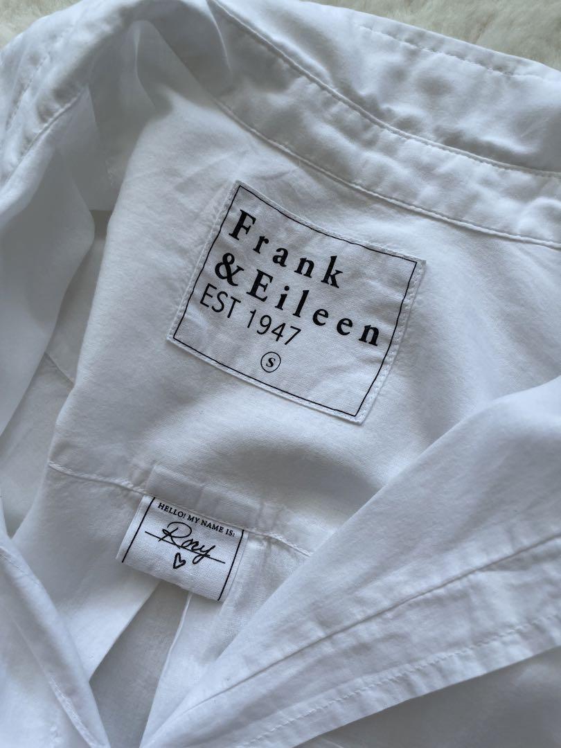 Frank&Eileen シャツワンピース オーガニックコットン 白色