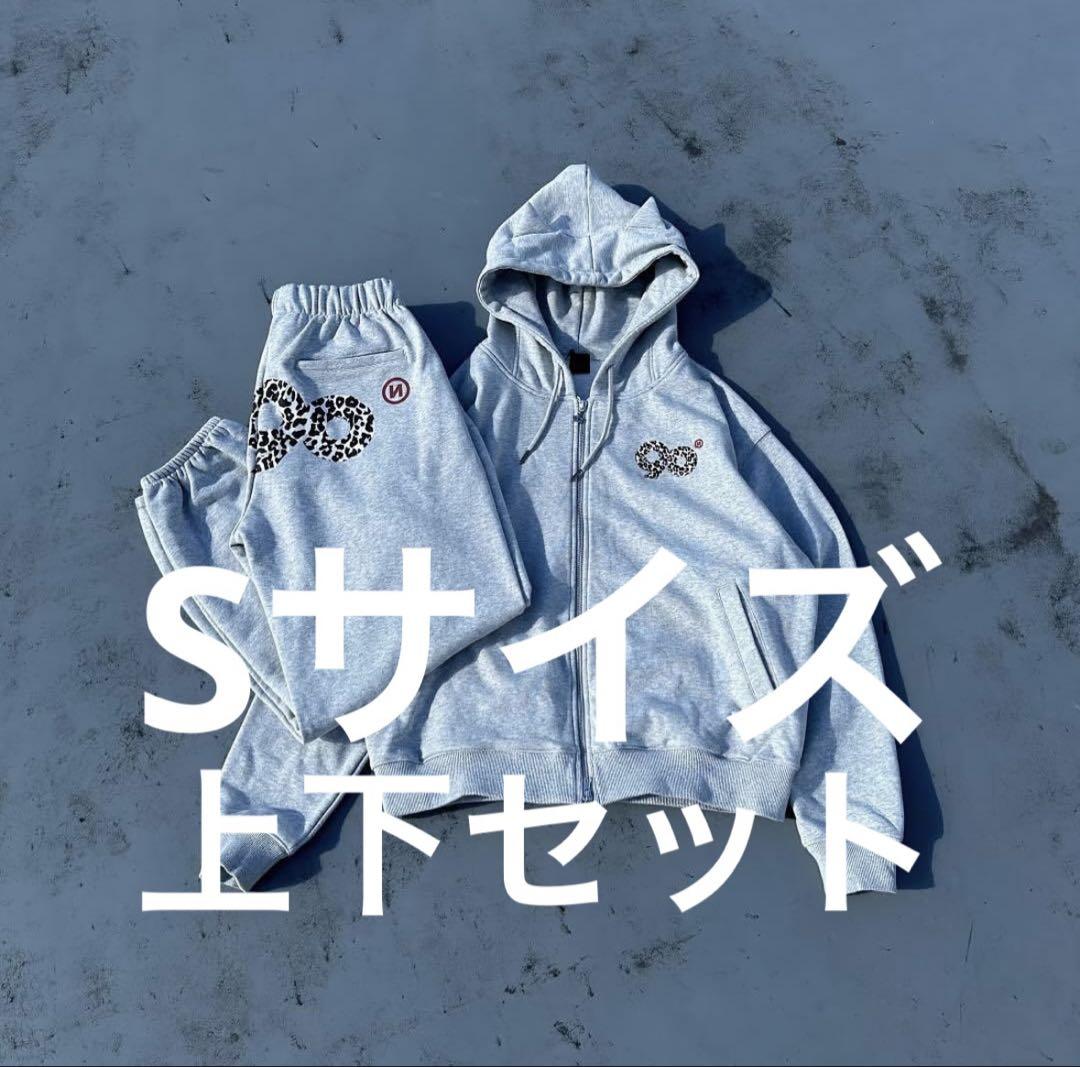 9090girl セットアップ Logo Cat Ear Zip Hoodieセットアップ
