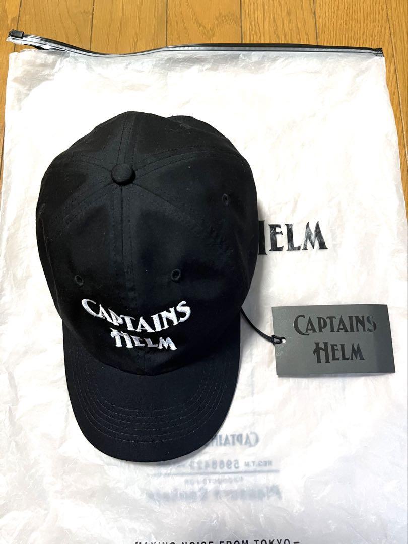 美品　CAPTAINS HELM キャプテンズヘルム ロゴキャップ　ブラック
