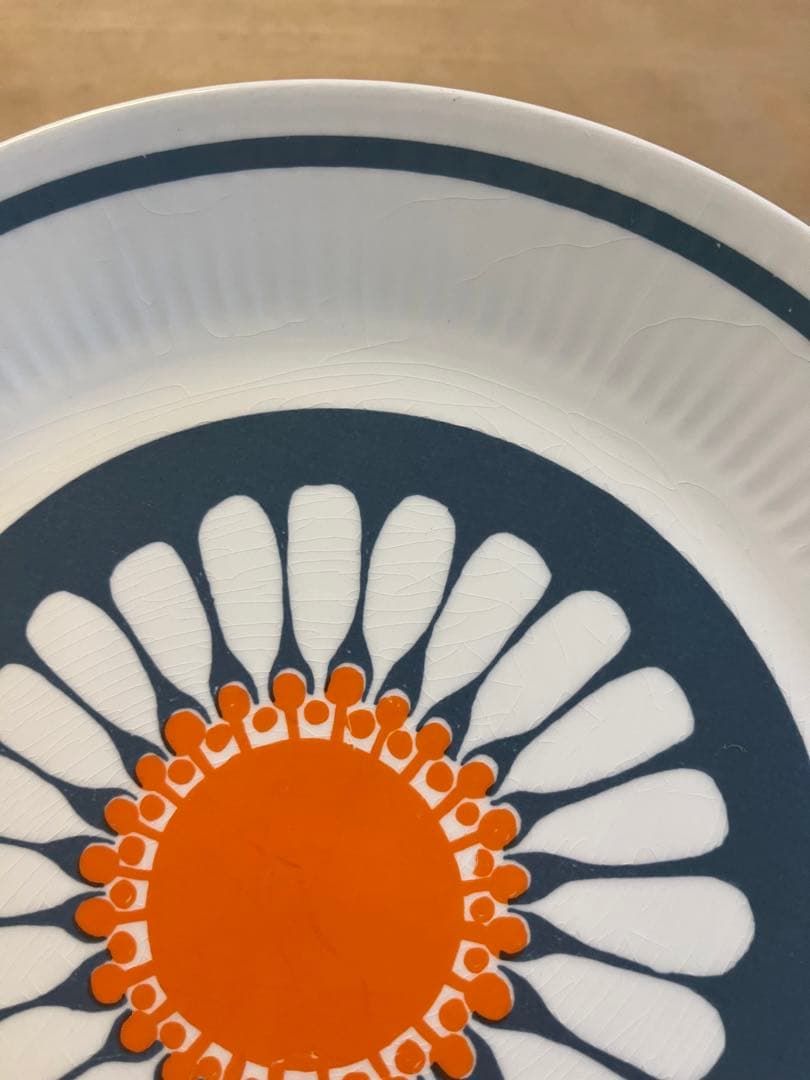 Figgjo】フィッギオ デイジー Daisy ディナープレート貫入あり③④ Figgjo】フィッギオ デイジー Daisy ディナープレート貫入あり③④