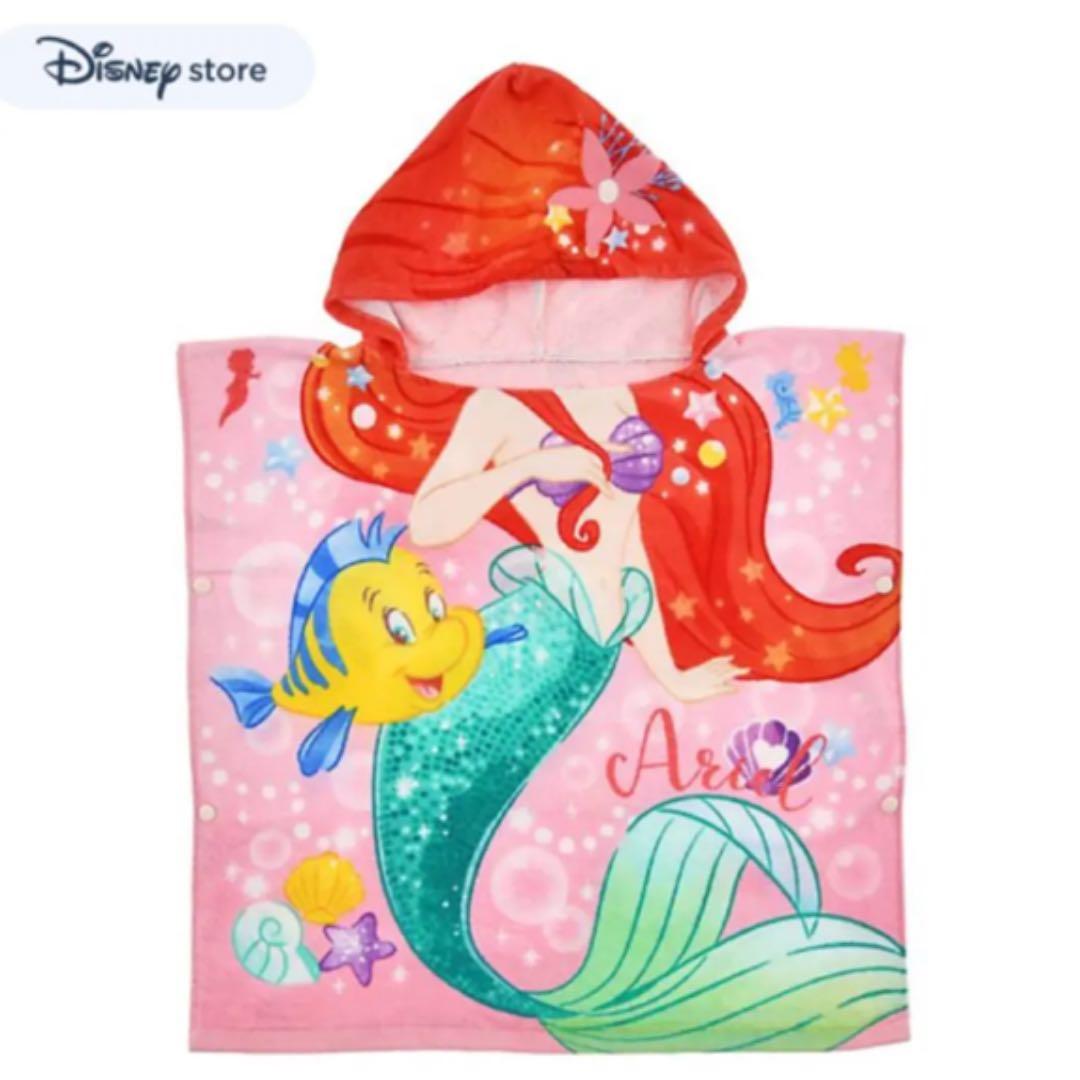 ラスト1点 スペプラ 新品 ディズニー アリエル なりきりフード付きタオル Lalala ラスト1点 スペプラ 新品 ディズニー アリエル なりきりフード付きタオル Lalala