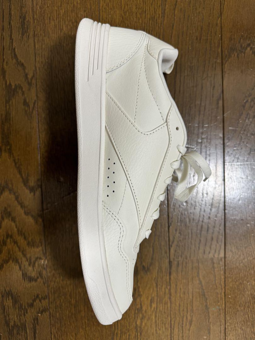 無印良品×リーボック コートスニーカー 白 27cm