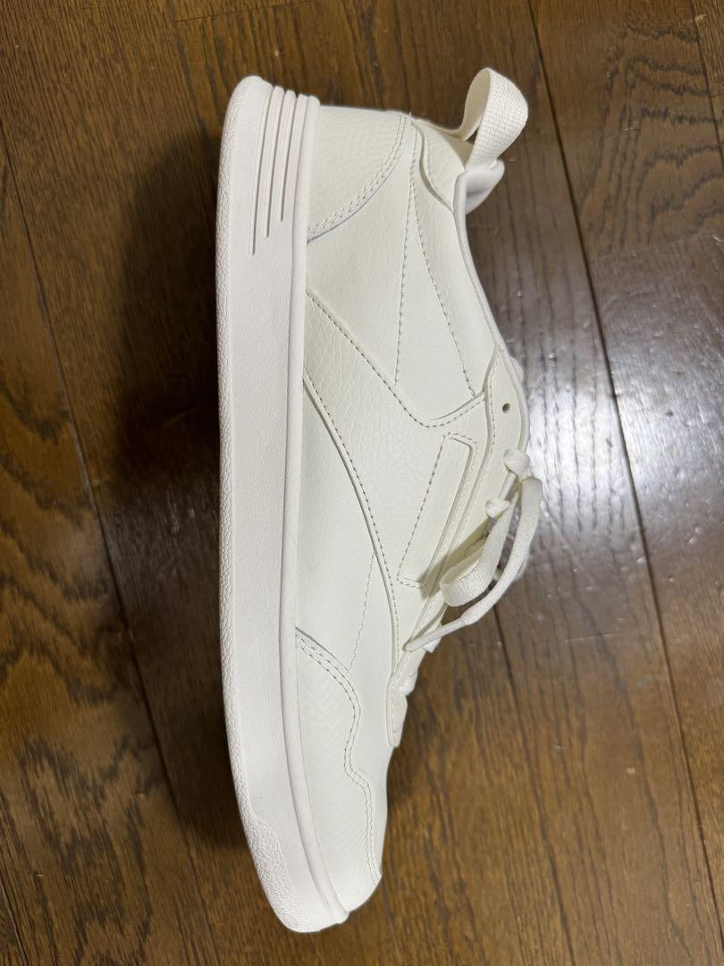 無印良品×リーボック コートスニーカー 白 27cm