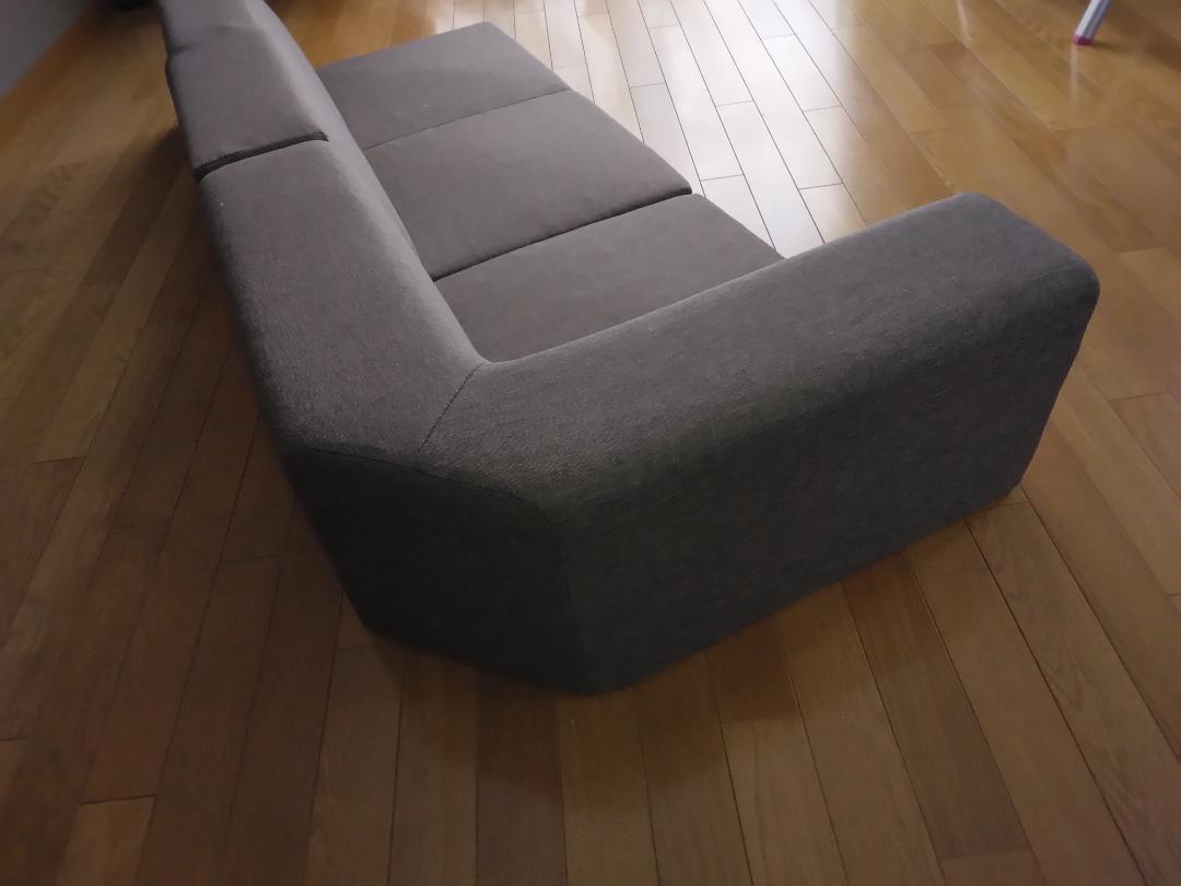 美品【ローソファ・コーナーソファ　・カウチソファ・ ごろ寝ソファー　ブラウン系】