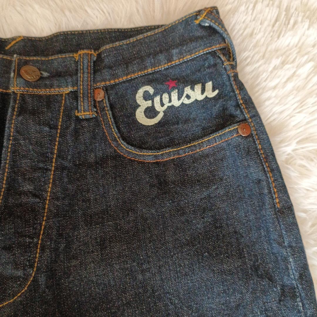 20周年限定 EVISU セルビッチデニム 戒 カモメ 濃紺 赤耳 W30