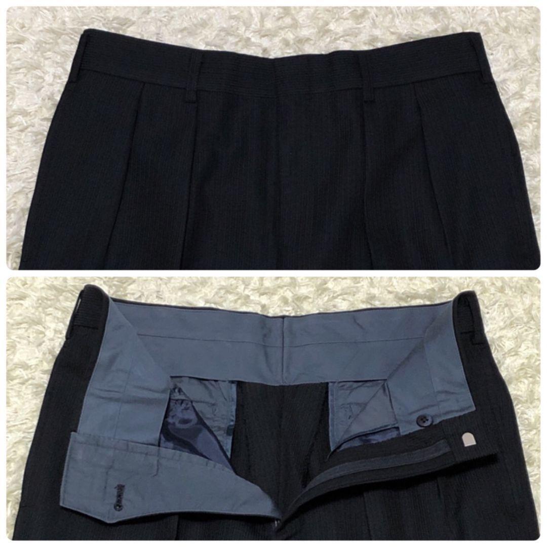 【極美品】Burberrys バーバリー 高級スーツ上下 セットアップ ブラック