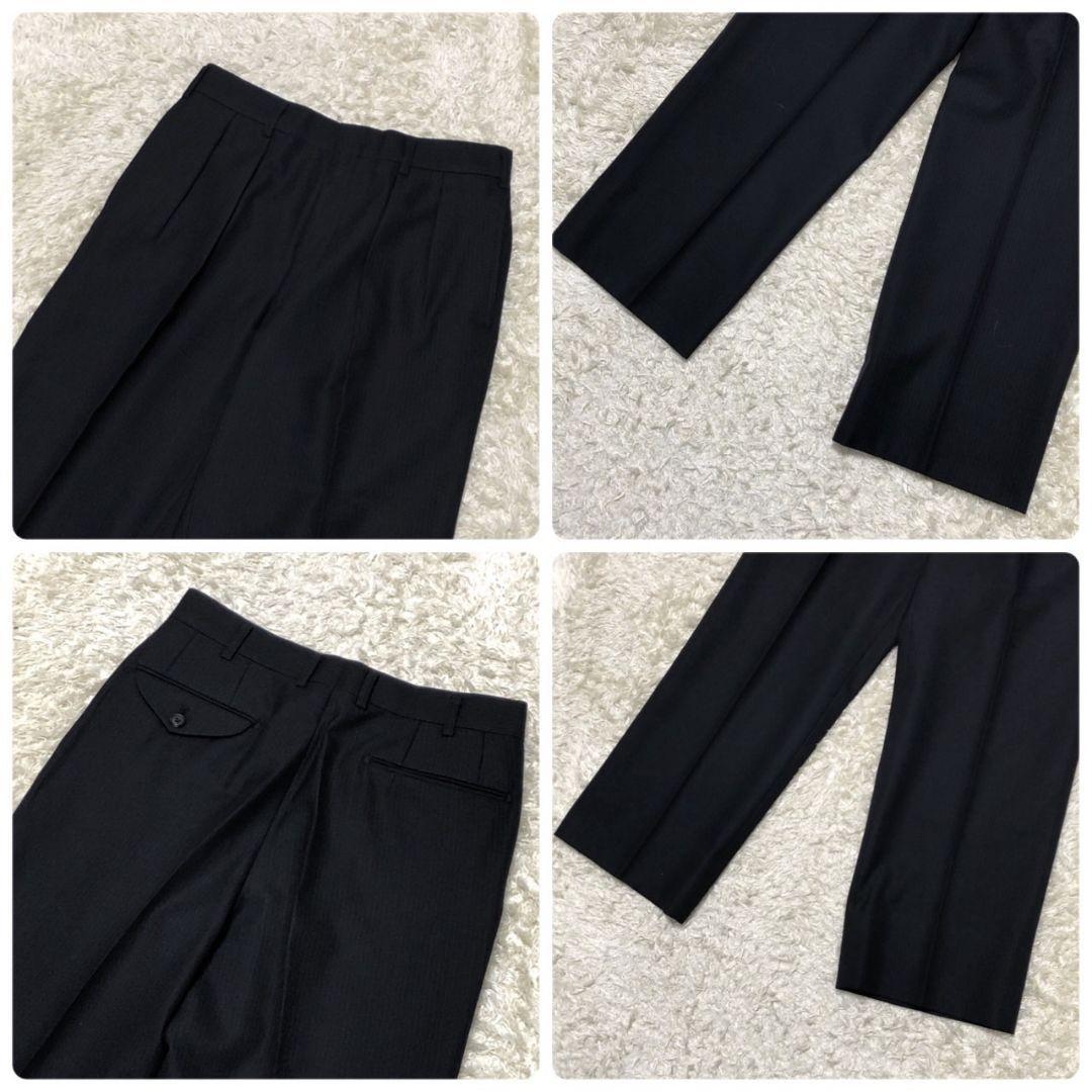 【極美品】Burberrys バーバリー 高級スーツ上下 セットアップ ブラック