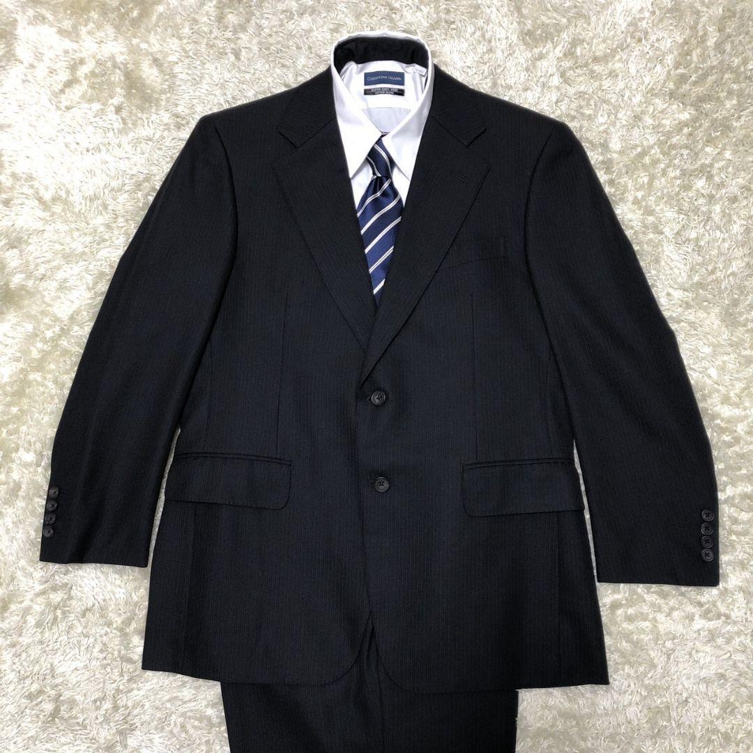 【極美品】Burberrys バーバリー 高級スーツ上下 セットアップ ブラック