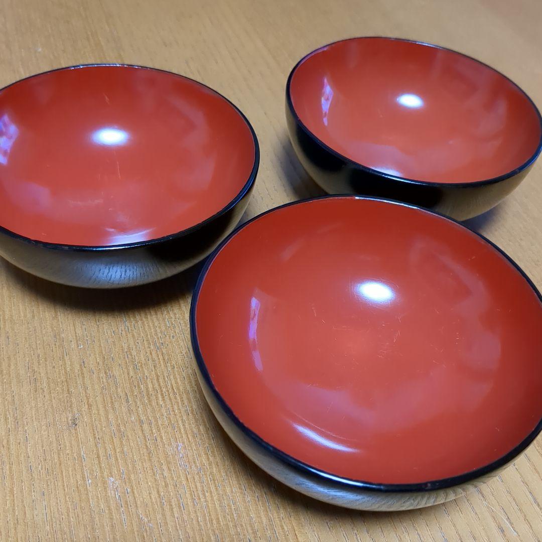 高級輪島塗 椀赤黒セット 新品未使用