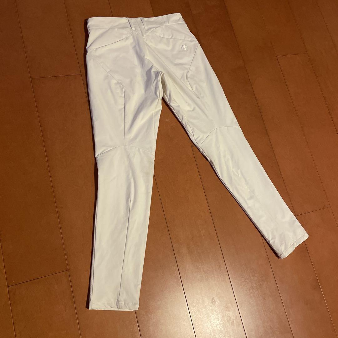 デサント ゴルフ DESCENTE PT ZERO ホワイト パンツ 裏地 M
