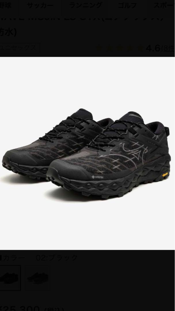 mizuno WAVE MUJIN LS GTXミズノ ムジン ゴアテックス
