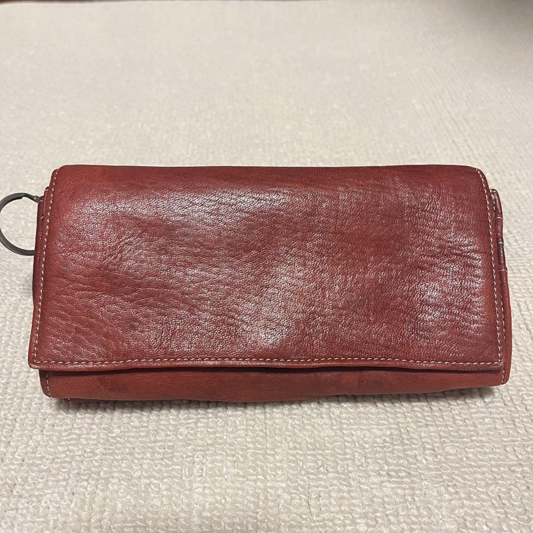 FORO 赤　レザー長財布