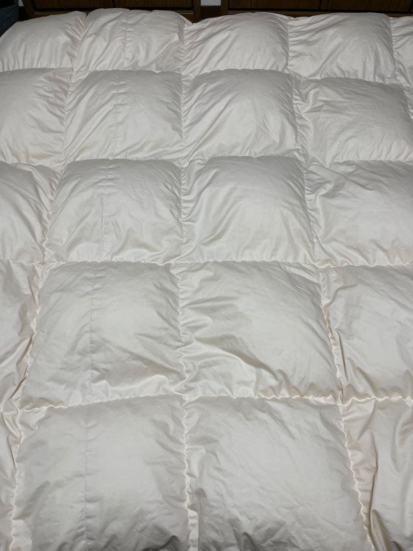 大阪西川 羽毛布団 日本製 ダワン85% 綿100% 詰物2kg