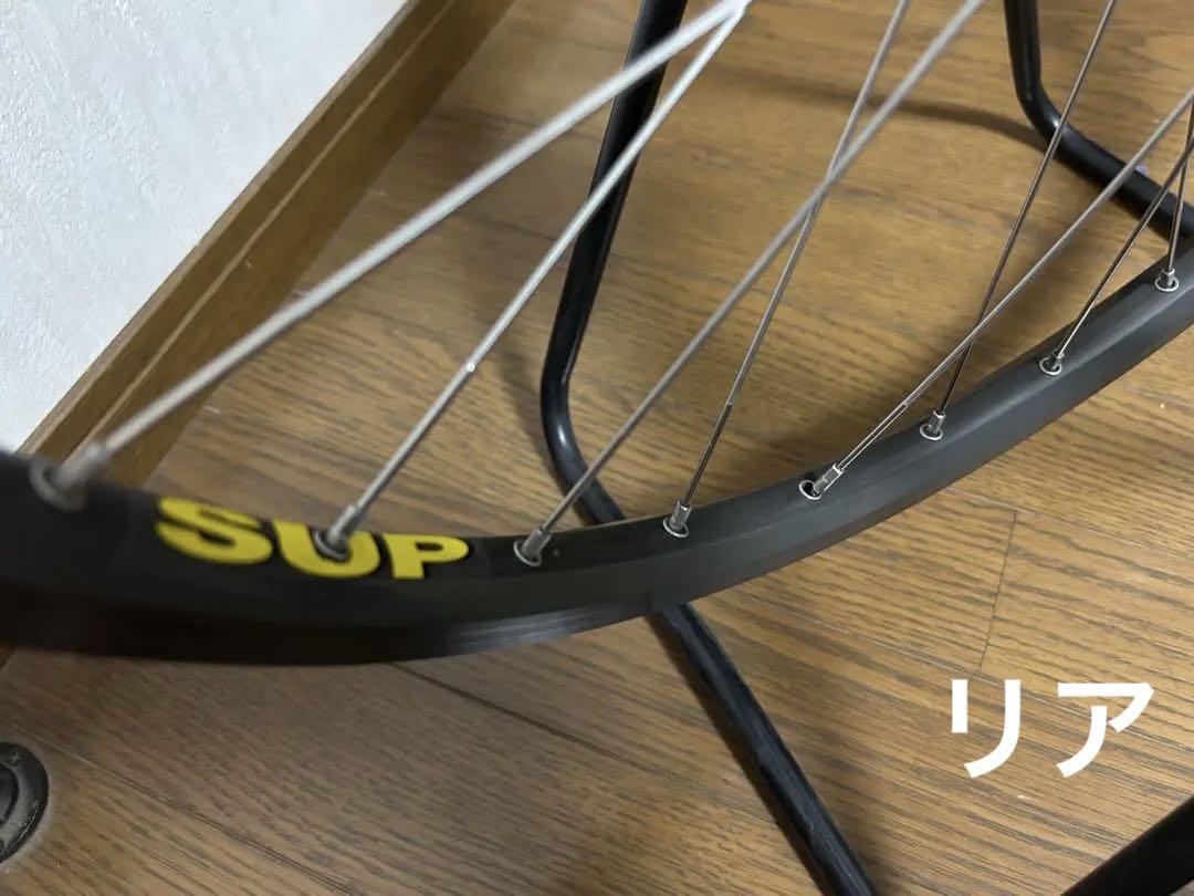 MAVIC 217 ホイール XTRハブ MTB 前後 リアスポーク折れアリ