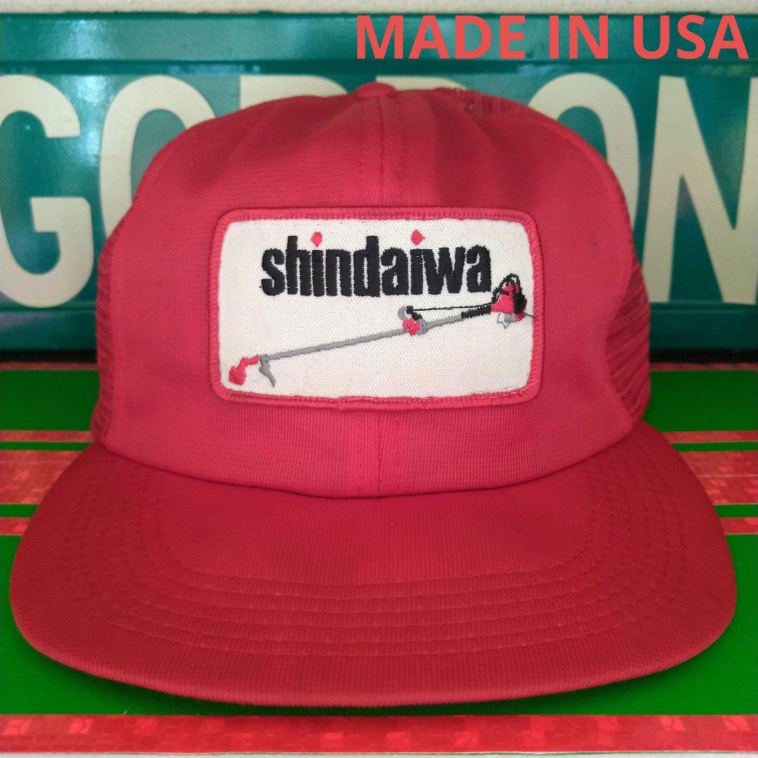 ヴィンテージ トラッカーキャップ USA製 80s shindaiwa ワッペン
